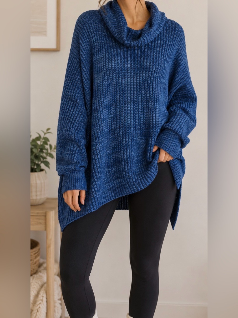Free People Knit Pullover - Great with Leggings & Any Oversized look